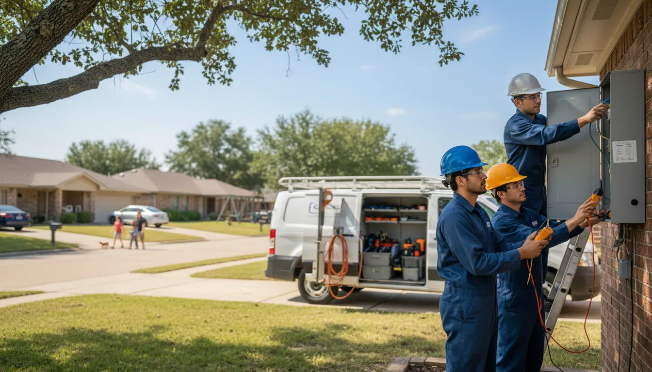 Certified electrician providing emergency electrical services in Coin, IA